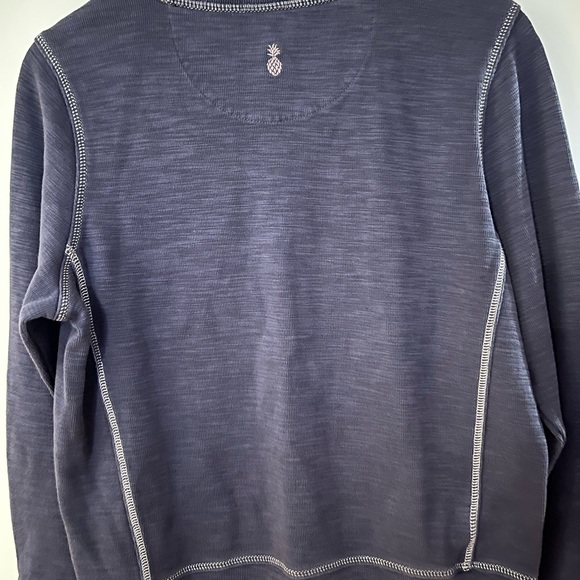 Tommy Bahama Crewneck Sweatshirt Navy Medium - Picture 6 of 8